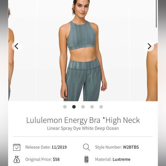 Lululemon energy bra high neck - Picture 2 of 5